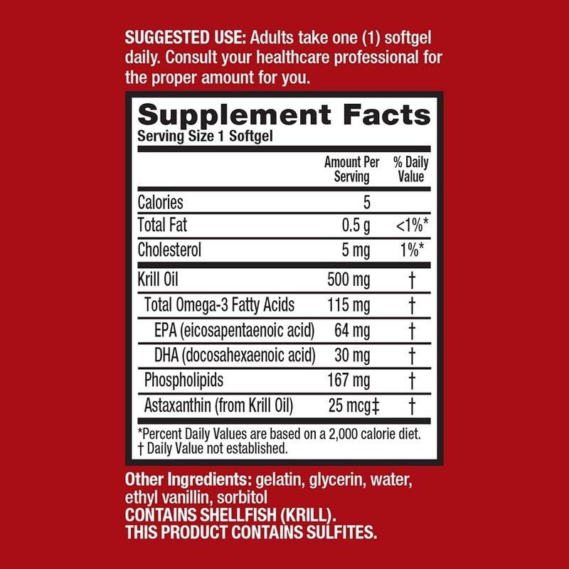Schiff Vitamins Mega Red Extra Strength 45 Sgel