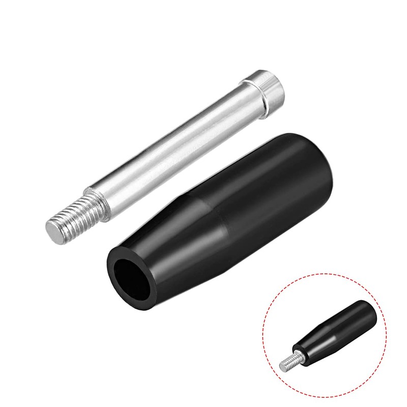 sourcing map Revolving Handwheel Machine Handle M8 Male Threaded Stem