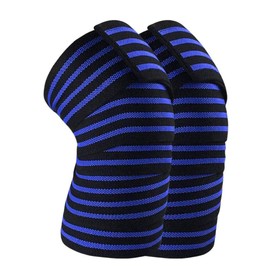 TOSKOU Protector de Rodillera, 2Pack Wraps para Rodilla, Ajustable Transpirable Rodilleras de Compresion Soporte para Alivio de Dolor Articular,...   