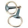 125mm Equine Mouth Snaffle Stainless Steel Electroplated Ring Bit Jointed