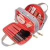 Cosmetic Pouch Functional Medium Pouch with Lip & Brush Holder