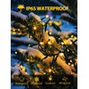 4 Pack Total 800 LED Solar Christmas Lights Outdoor, Solar
