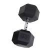 YORK Rubber Hex Dumbbell (35-125 lb.) 35 lb.
