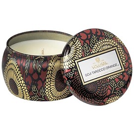 Voluspa Goji Tarocco Orange Petite Tin Candle, 4 Ounces