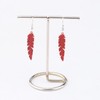 Red Feather Earrings Anime Manga Series Jewelry Anime Merchandise Gift