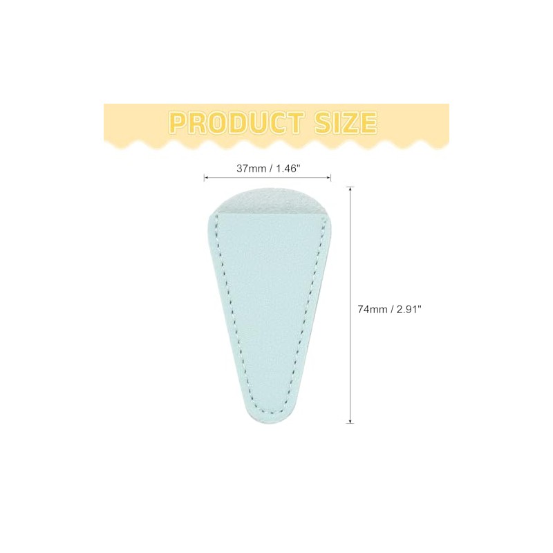 sourcing map 3Pcs Scissors Sheath, 2.9" x 1.5" Scissors Cover