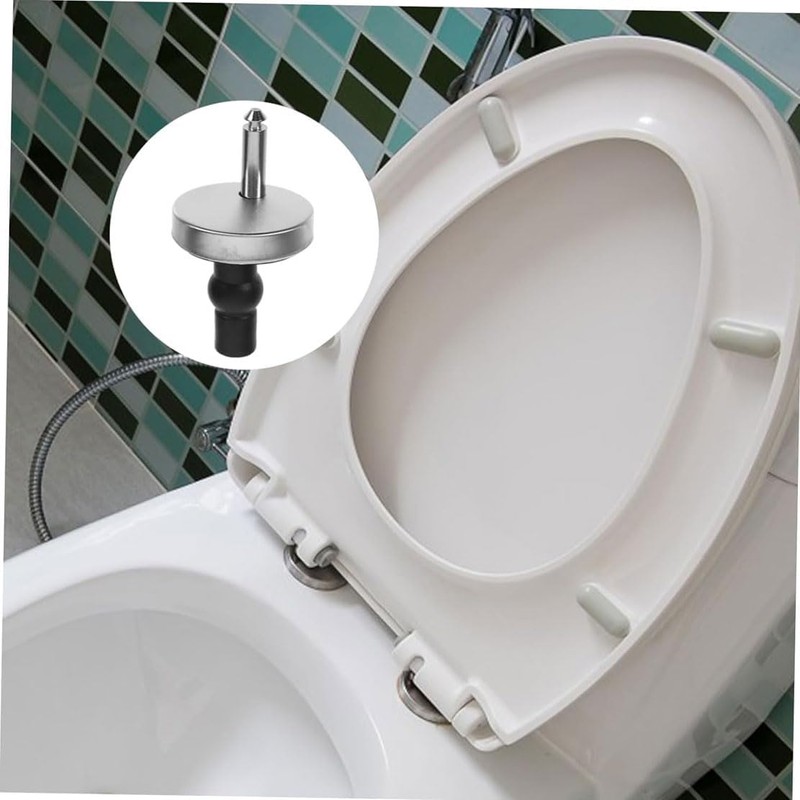 2 PCS Toilet Seat Hinge Fixings, Quick Release Toilet Seat