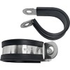 Lumonic 10 x 36 mm pipe clamps with rubber insert,