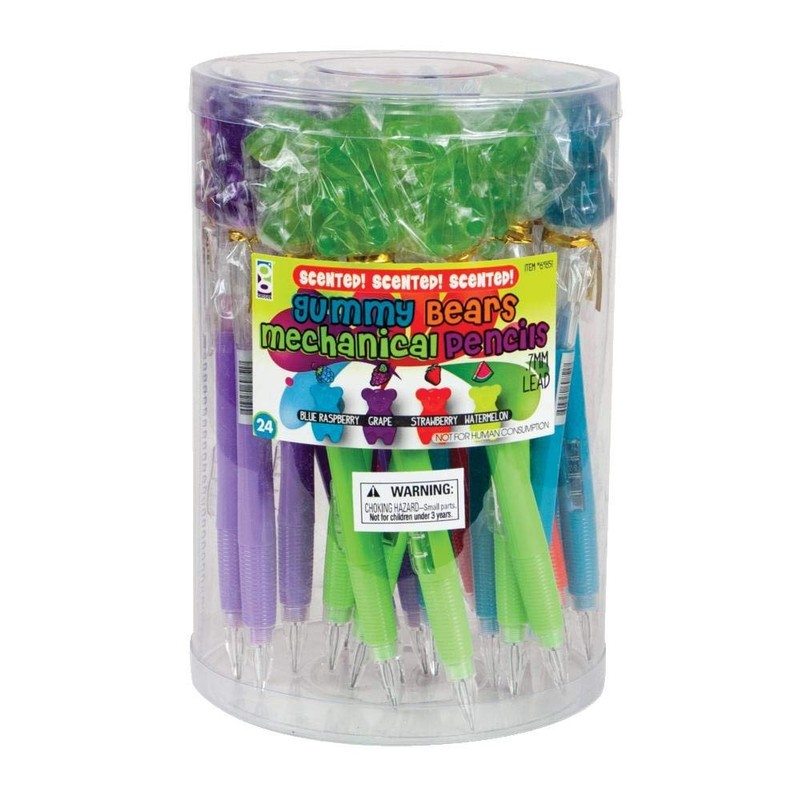 Raymond Geddes Gummy Bear Scented Assortment Mechanical Pencil (Pack of