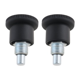 Be In Your Mind 2pcs Mini-Grid Locking Bolt with Plastic Button Suitable for Sports and Fitness Equipment Furniture Medical Equipment (M10x1.0mm)