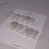 Winter Glow Handmade Nail Tips - Coffin Midi / 윈터글로우