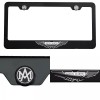 KA Laser Engrave Aston Martin Logo Mirror Matte Black License