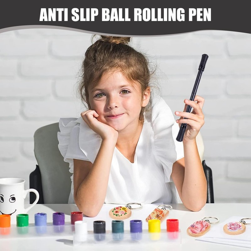 2 pieces rotating rotating pen, rotating finger, rotation pen, non-slip
