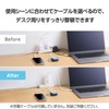 ELECOM Charger, Total 65W, 3 Ports, Type-C USB-A, USB PD