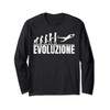 Portiere Calcio Divertente Evoluzione Regalo Maglia a Manica