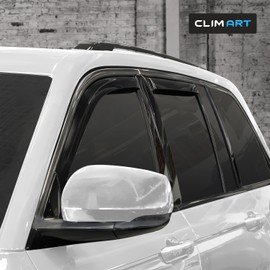 CLIM ART in-Channel Incredibly Durable Rain Guards for Jeep Grand Cherokee 2022-2025, Original Window Deflectors, Vent Window Visors, Vent Deflector, 4 pcs. - 622315