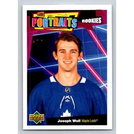 2020-21 Upper Deck Portraits Hockey #P65 Joseph Woll Rookie Card RC Hockey Card Toronto
