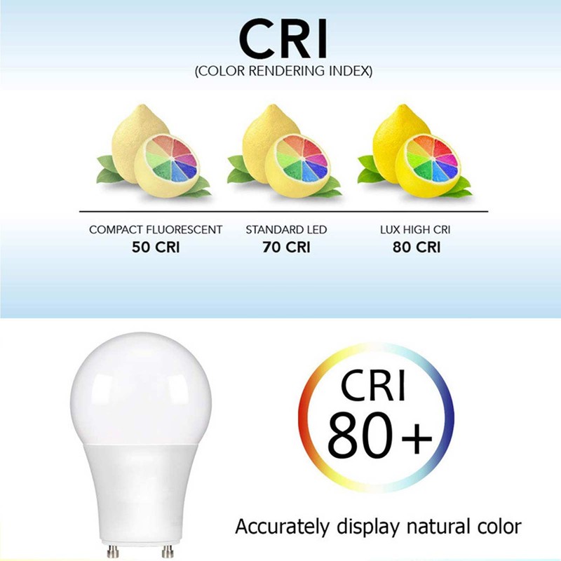 4PCS GU24 Light Bulb High Brightness Energy Saving LED A19