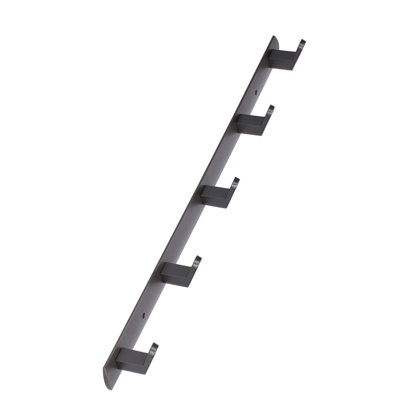 45cm Row Hook Wall Mount Aluminium Alloy Coat Towel Hook