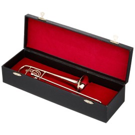 Sunrise Sound House Miniature Musical Instrument Trombone 1/4 Gold