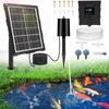 Upgraded Digital Display Solar Pond Aerator, 3 Working Modes(Low/Med/High) Solar