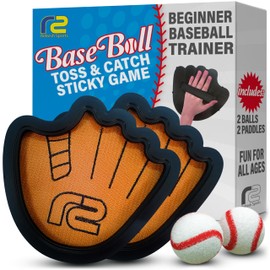Toss and Catch Ball Set: Fun Ball and Catch Game - Best Baseball Gifts for Boys & Girls - Baseball Glove Kids Toy - Toddler Boy Toys & Birthday Gift Idea for 9 8 7 6 5 4 3 Year Old Boy Birthday Gift