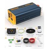 MWXNE 1500W/3000W(Peak) Power Inverter Pure Sine Wave DC 12V to