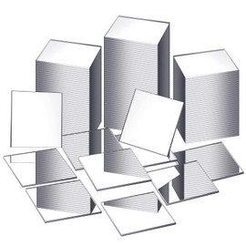 Jetec Azulejos de Espejo Cuadrados de tamaño Mini Adhesivos, Azulejos de Espejo Cuadrados pequeños, Azulejos de Espejo para Manualidades y proyectos de Bricolaje (100 Piezas)