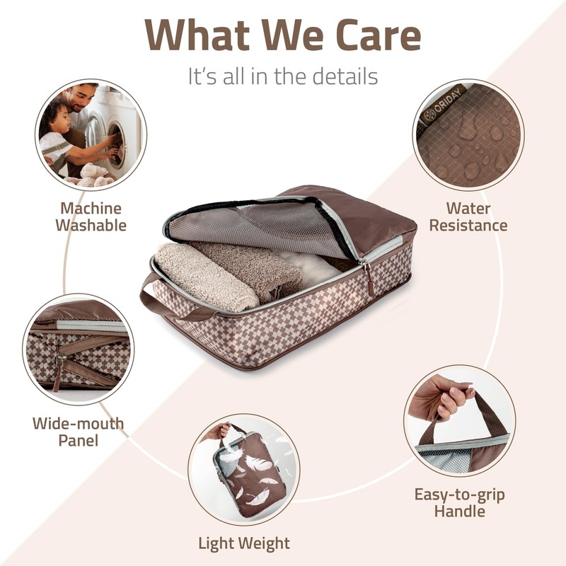 Travel essentials bag packing Cubes bags organizer women luggage toiletry