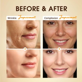 Retinol Collagen Serum for Face: Anti Aging & Anti Wrinkle Repair Peptide Serum with Boost Hydration Formula - Day/Night Facial Firming Neck Plump Skin Care for Women/Men (1.39 Fl Oz)