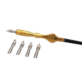 Gullor 18 Nibs Calligraphy Pen Set Handmade Calligraphy Pen Set Gold