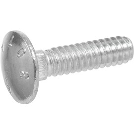 Hillman 239970 Carriage Bolt, 3/16 x 1-Inch, Steel, Zinc-Plated, Silver, 100-Pack