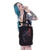 Spiral Burnt Rose Unisex Fabric Bag Black Undefined Everyday Goth,