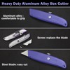 Reginary 20 Pcs Box Cutter Bulk Retractable Utility Knife Heavy