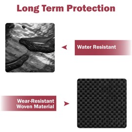 Lumintrail Flex Mend Mobile Home RV Underbelly Pan Bottom Board Repair Tape | 4" x 108' | Permanent Adhesive Patch Repair for Mobile Homes, RV, Vapor Barrier | with a Keychain Light