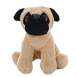 Cuddly Soft 8 inch Stuffed Pugsley The Pug. We Stuff Them, You Love Them.
