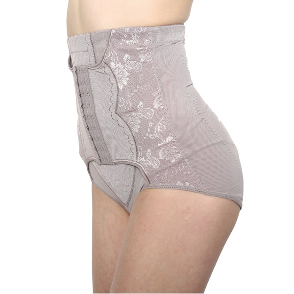 Viewing High Waist Girdle, 3 Levels of Compression, Waist Correction, Body Shaper, Shaping Up, Diet, Hip Lifting, Corrective Underwear, Postpartum Care, Black/Beige/Gray, gray