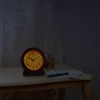RHYTHM 8RE679SR19 Alarm Clock, Analog Electronic Sound, Continuous Second Hand,
