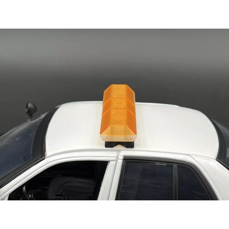 Non-operating Lightbar 1/18 Scale Amber Code 3 MX7000 Lightbar W/