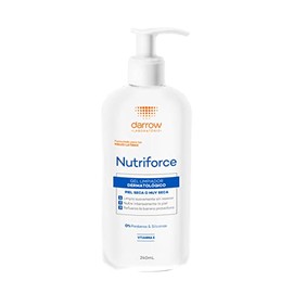 Darrow Nutriforce, Gel de Ducha Limpiador, Piel Seca, 240ml