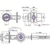 Goal V18 V-AD-5 Lock 11 Stainless Steel Silver 3 Dimple Keys, Entrance Door Opening Auxiliary Lock, Backset: 2.4 inches (60 mm), Door Thickness: 1.2 - 1.7 inches (30 - 43 mm)