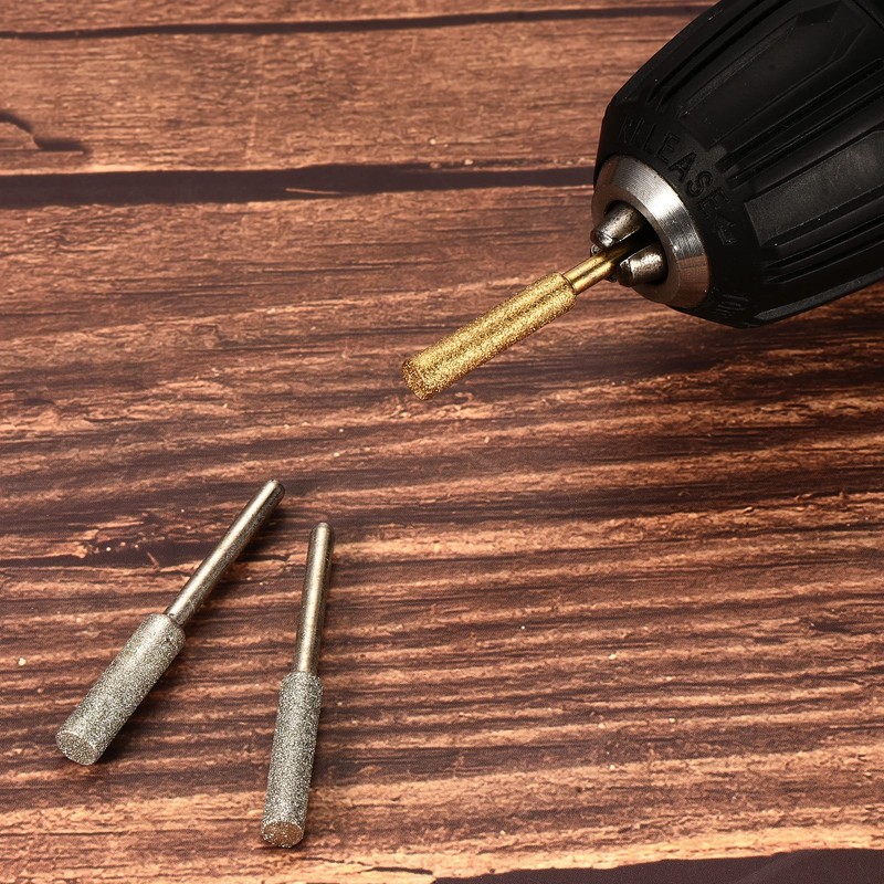 PATIKIL 5.5mm Diamond Chain Saw Sharpener 4 Pcs Sharpener for