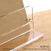 SANRUI 3 Compartments Mail Organizer Letter Holder for Desk ,Vertical