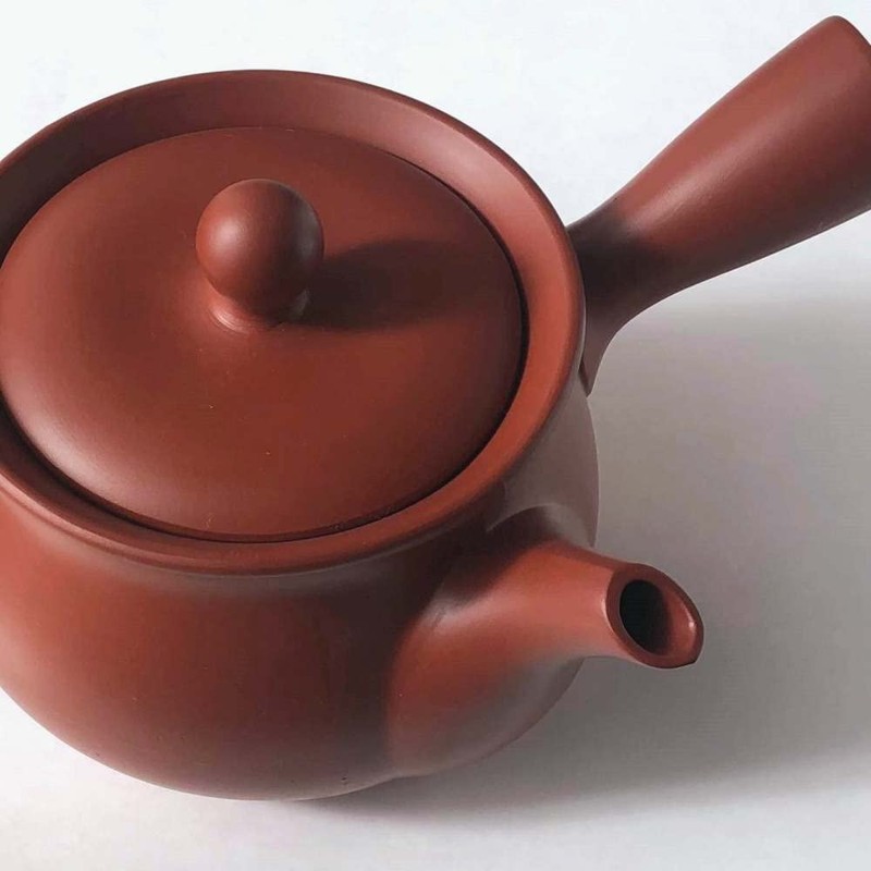 Chubu Baked Oversized 急須 855 m Vermillion Mud CC