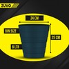 Zuvo Plastic Paper Bin 5L - Shatter-Proof Waste Basket for