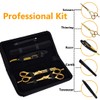 Professional 5.5 inch Hair Cutting Scissors Thinning Shears Set Sharpend