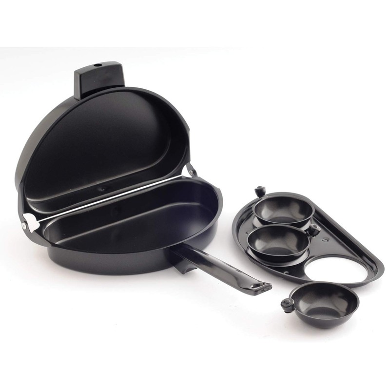 Norpro 665 Nonstick Omelet Pan with Egg Poacher, One Size