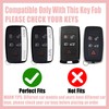 Rayslesan Sparkly Key Fob Cover with Cherry Keychain, Bling TPU