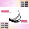 VIHARYEM 570pcs Cluster Lashes Individual Eyelashes Natural Eyelash Clusters D