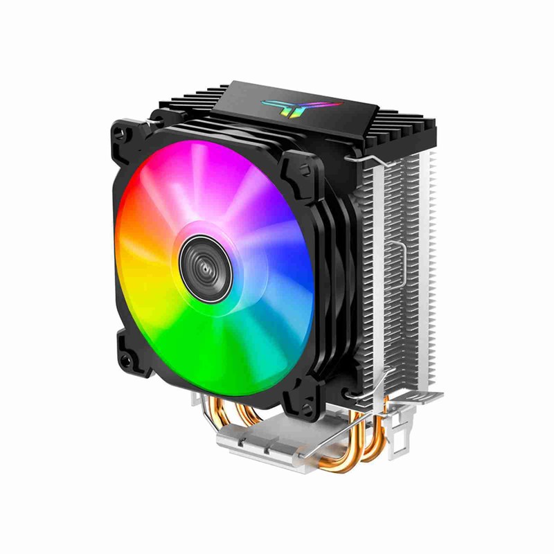 CPU Cooler Mini Colorful Light 2000rpm With 2 Heat Pipes